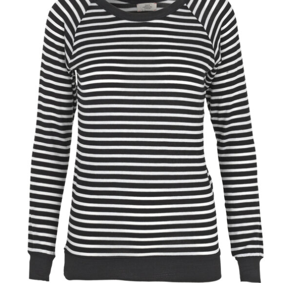 MADS NØRGAARD - TYND BLUSE M. STRIBER