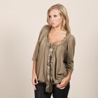 SAINT TROPEZ - SAINT TROPEZ-BLUSE M. SLØJFE
