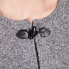 GRÅ STRIK CARDIGAN