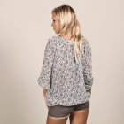 SAINT TROPEZ - BLUSE MED BLOMSTERPRINT