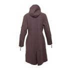 ILSE JACOBSEN - BRUN LANG SOFTSHELL JAKKE