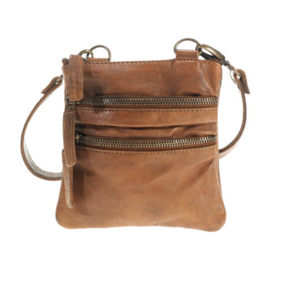 COGNACFARVET CROSSBODY TASKE