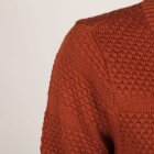 SAMSØE SAMSØE - RUSTFARVET SØMANDS CARDIGAN